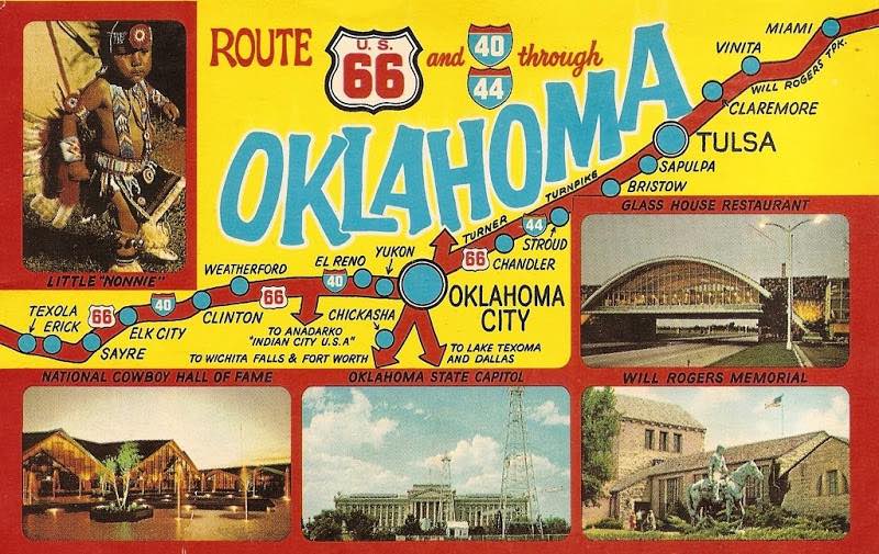 Historic Route 66 in Oklahoma